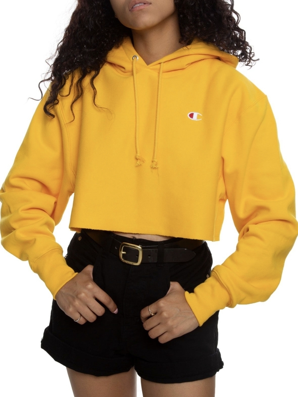CHAMPION Reverse Weave Cropped Cut Hoodie